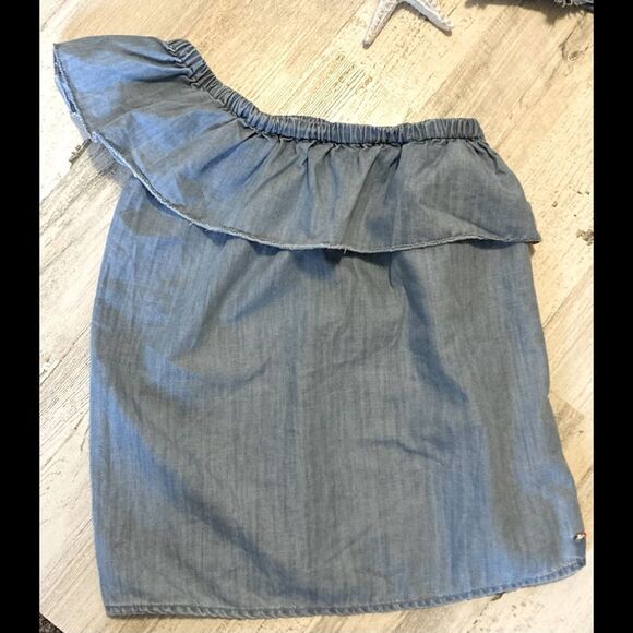 Tommy Hilfiger One shoulder top XS - Picture 2 of 4